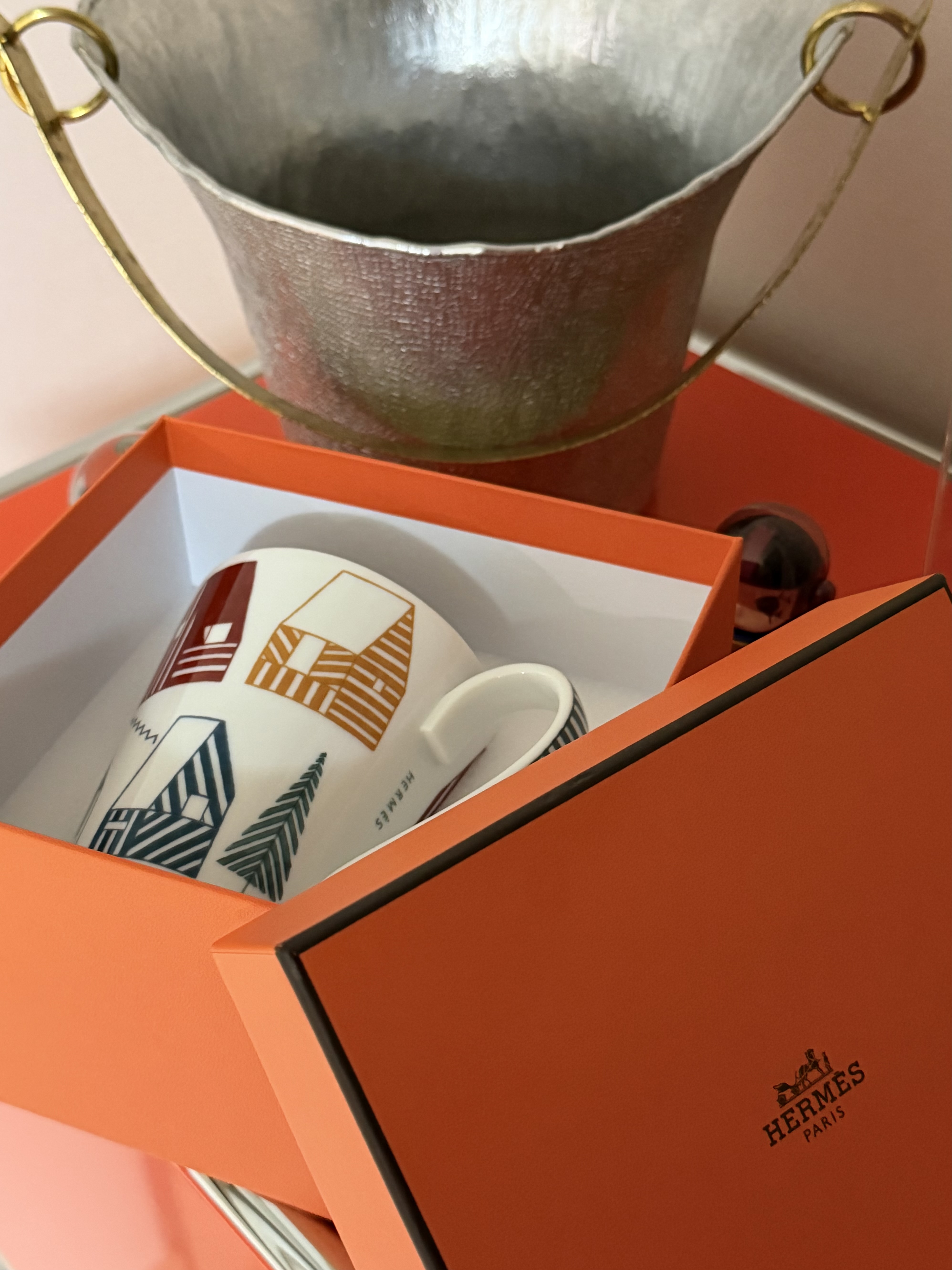 에르메스 레 까반 하우스 머그컵 구입 후기 언박싱